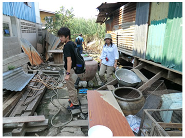 タイで発生した洪水後の防疫対策活動